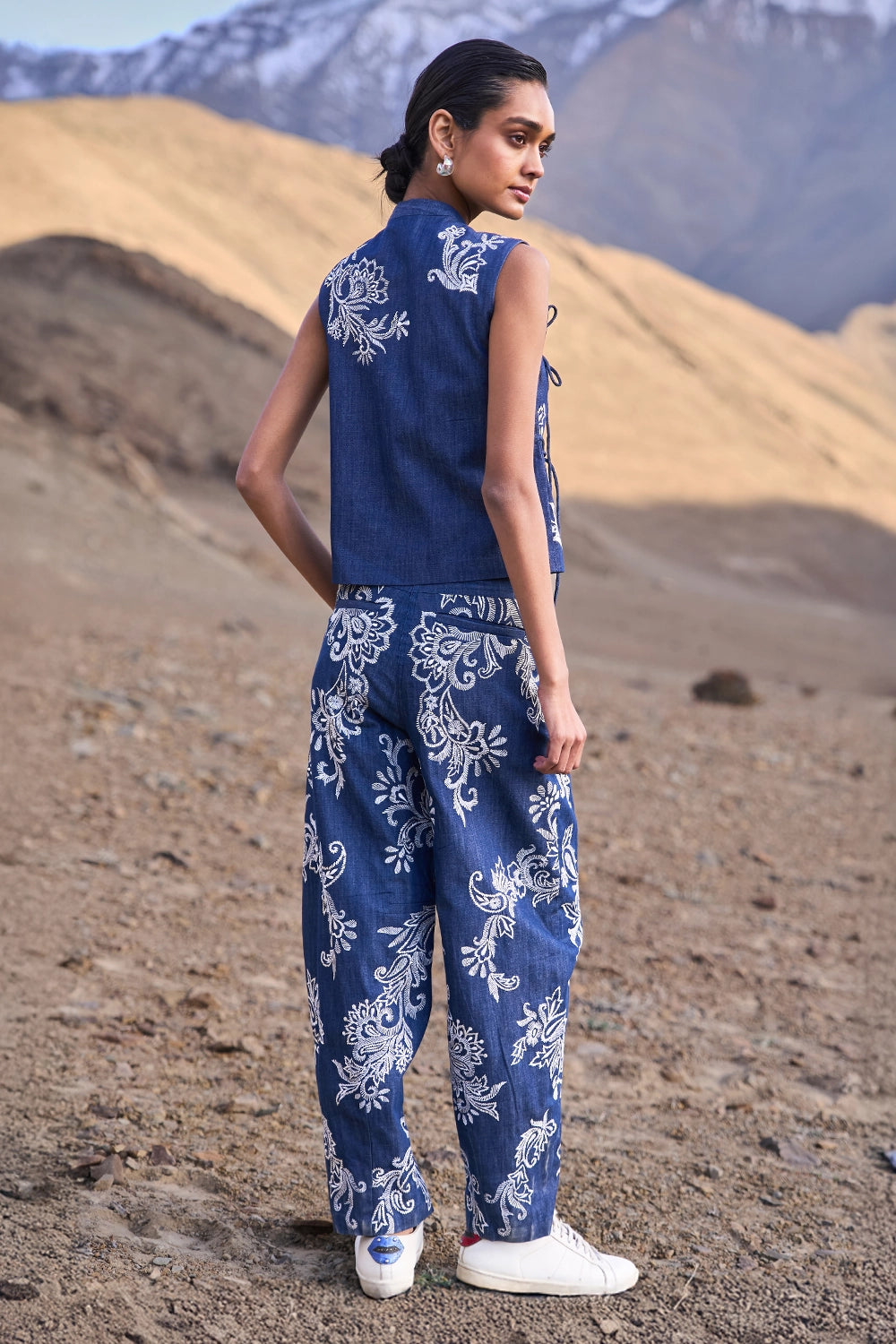 Embroidered Waistcoat Set
