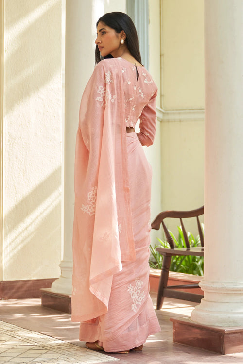 Tulip Applique Saree
