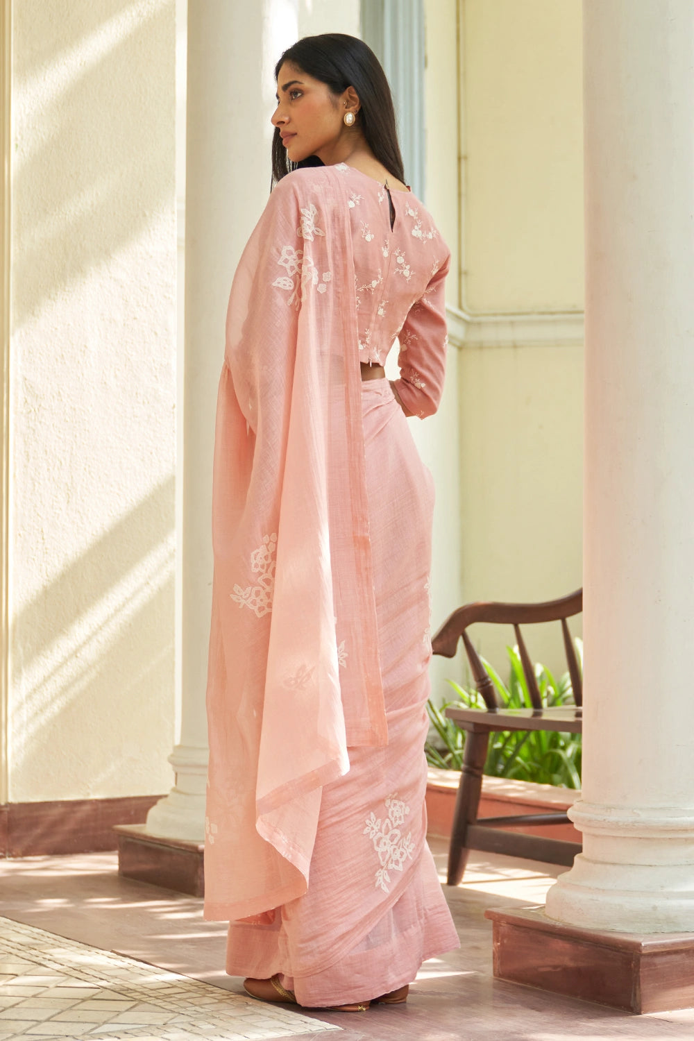 Tulip Applique Saree