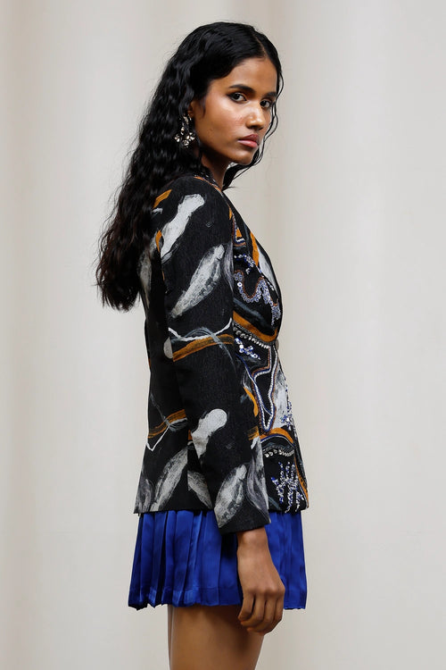 Iro Embroidered Blazer Set