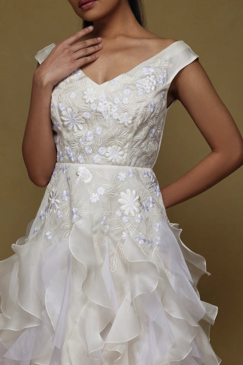Floral Ruffle Dress
