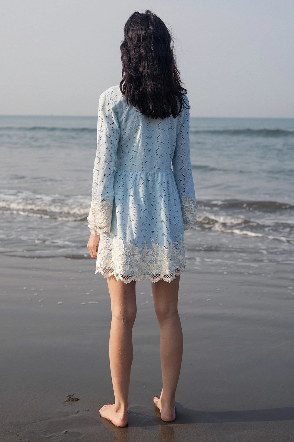 Ice Blue Mini Dress