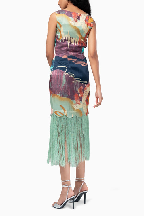 Riva Fringe Dress