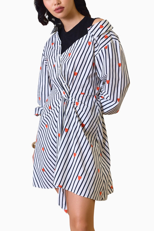 Love Struck Asymmetrical Dress