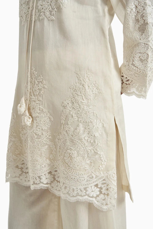Ivory Lace Long Co-ord