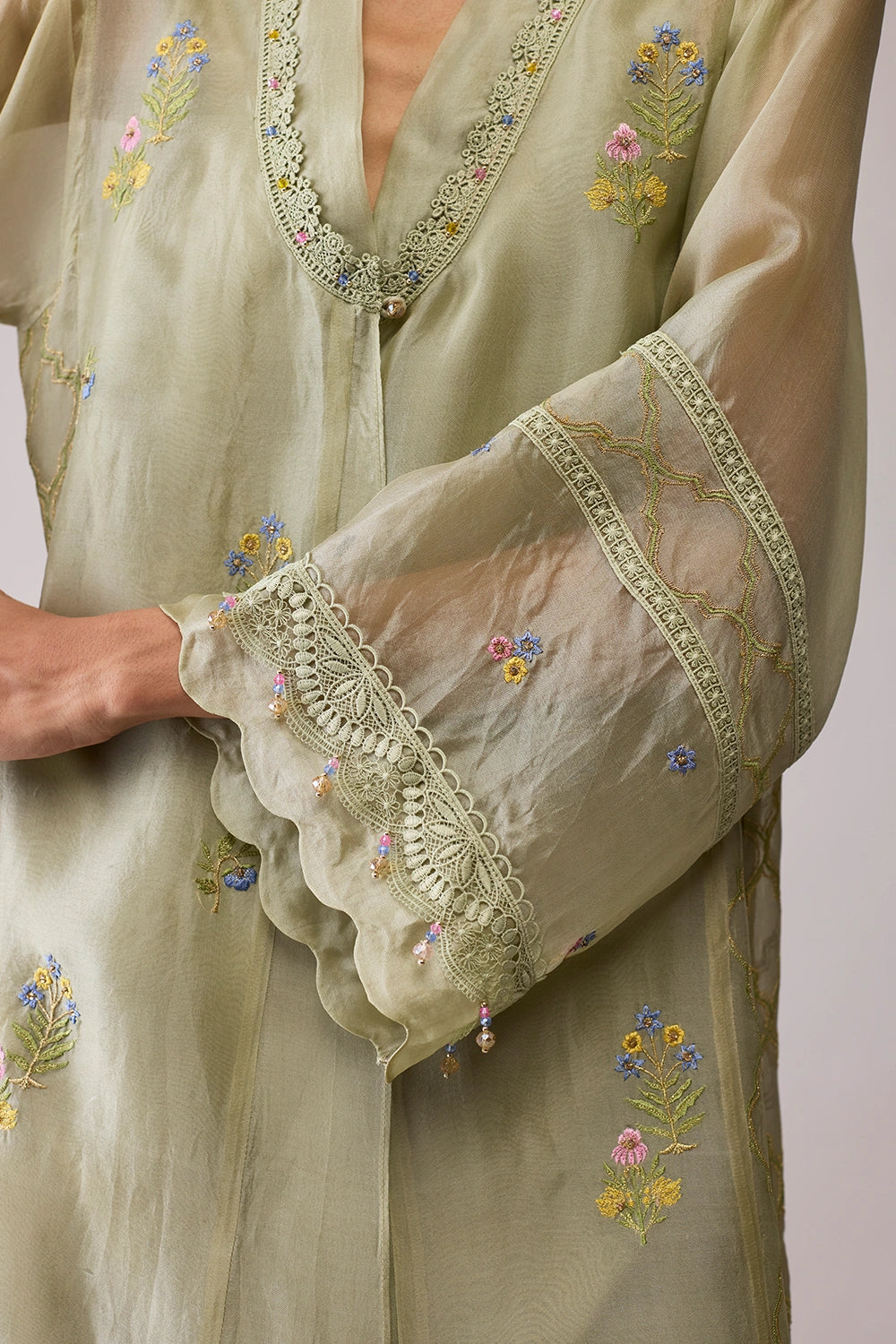 Ambreen Green Kurta Set