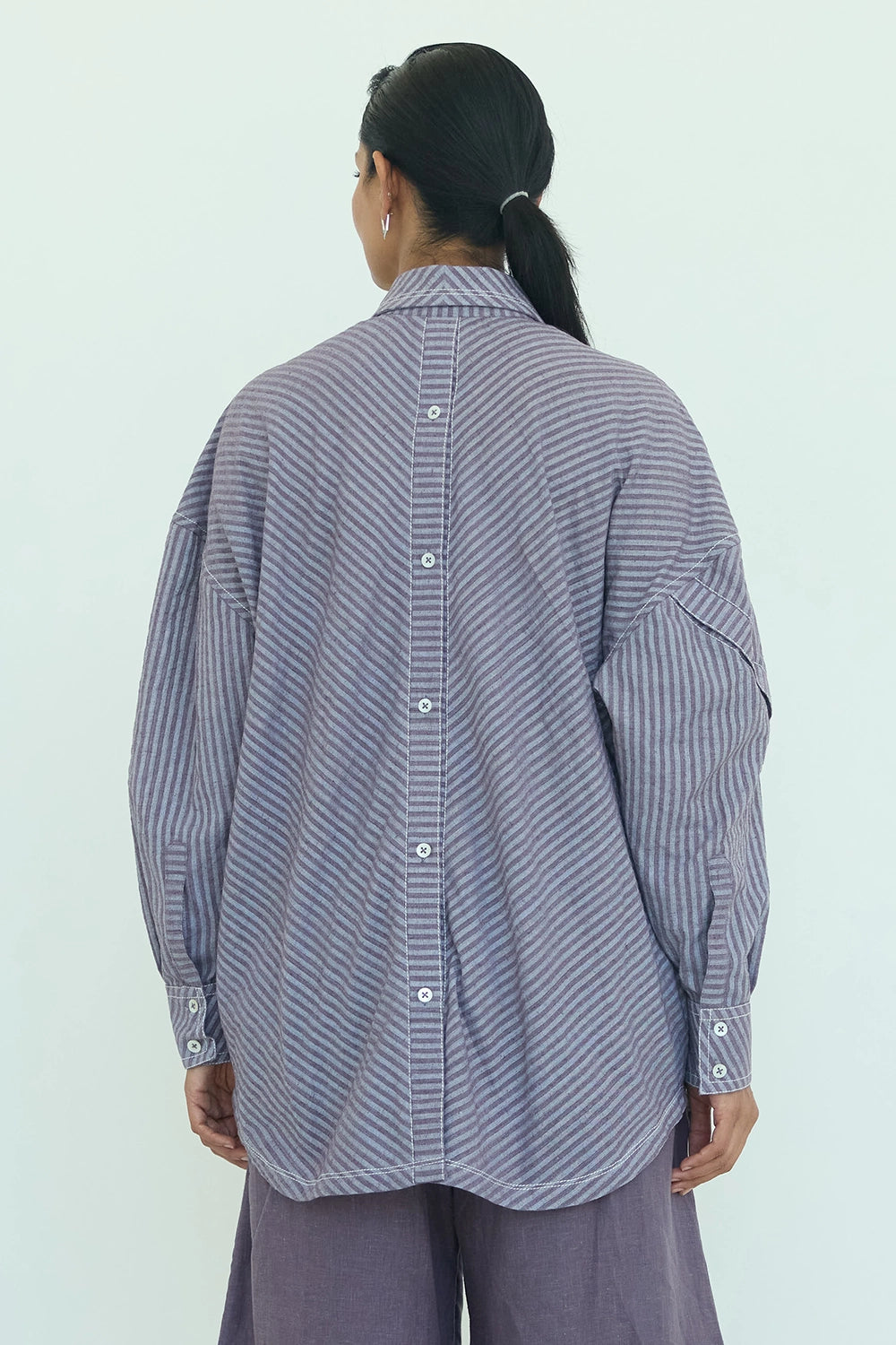 Kelly Bias Back Button Shirt