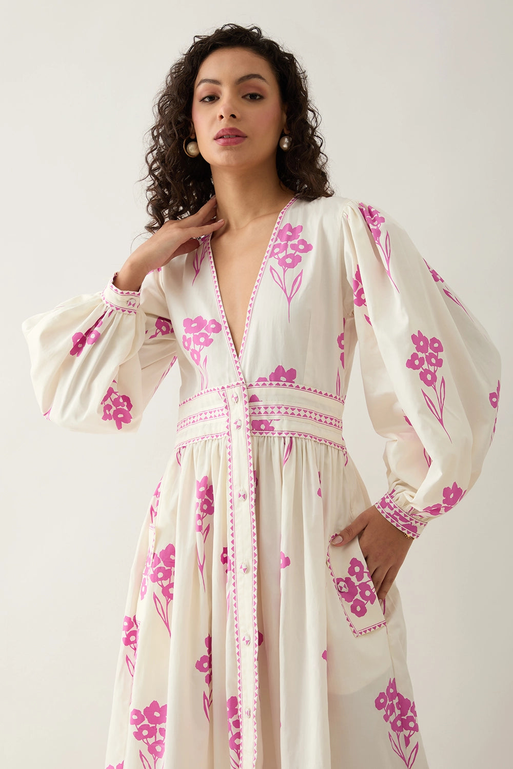Solace Off White Dress