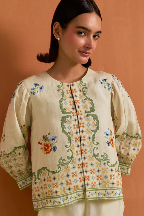 Ivory Verdant Co-ord Set