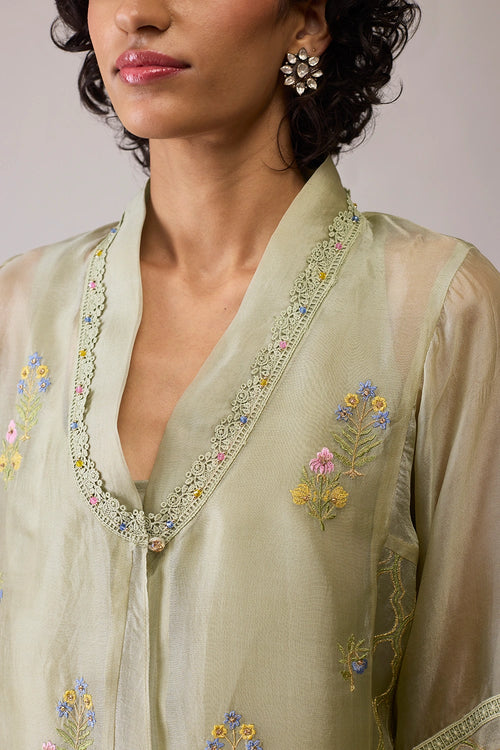 Ambreen Green Kurta Set