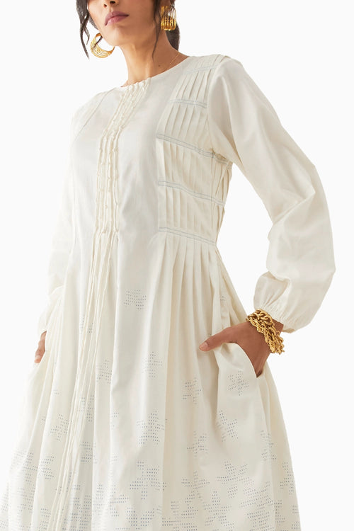 Hazel Off White Dress