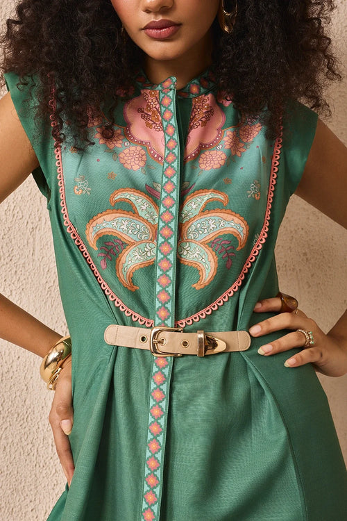 Palma Green Dress