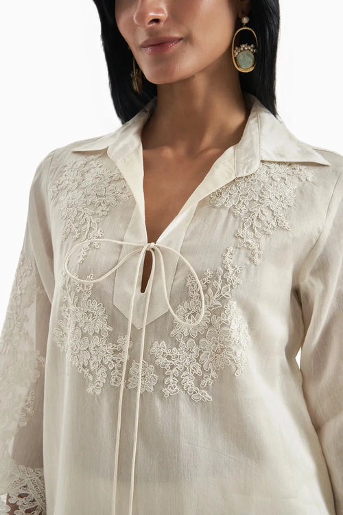 Ivory Lace Long Co-ord