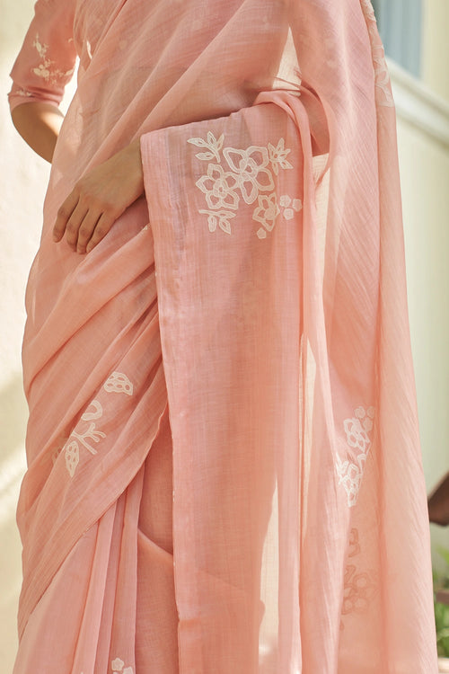 Tulip Applique Saree