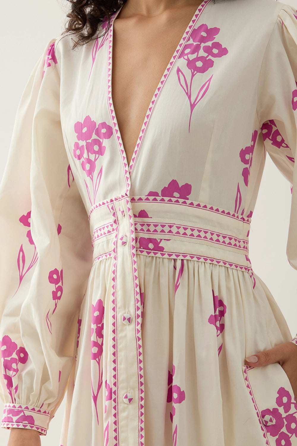 Solace Off White Dress