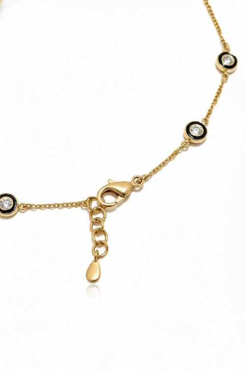 Black Enamel Choker