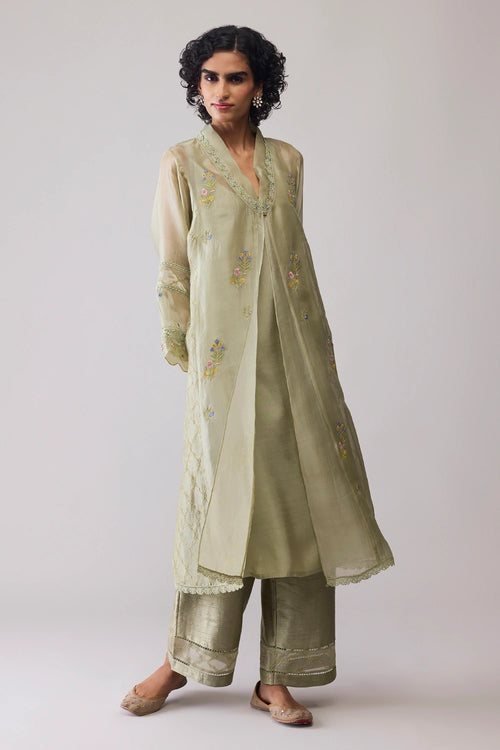 Ambreen Green Kurta Set