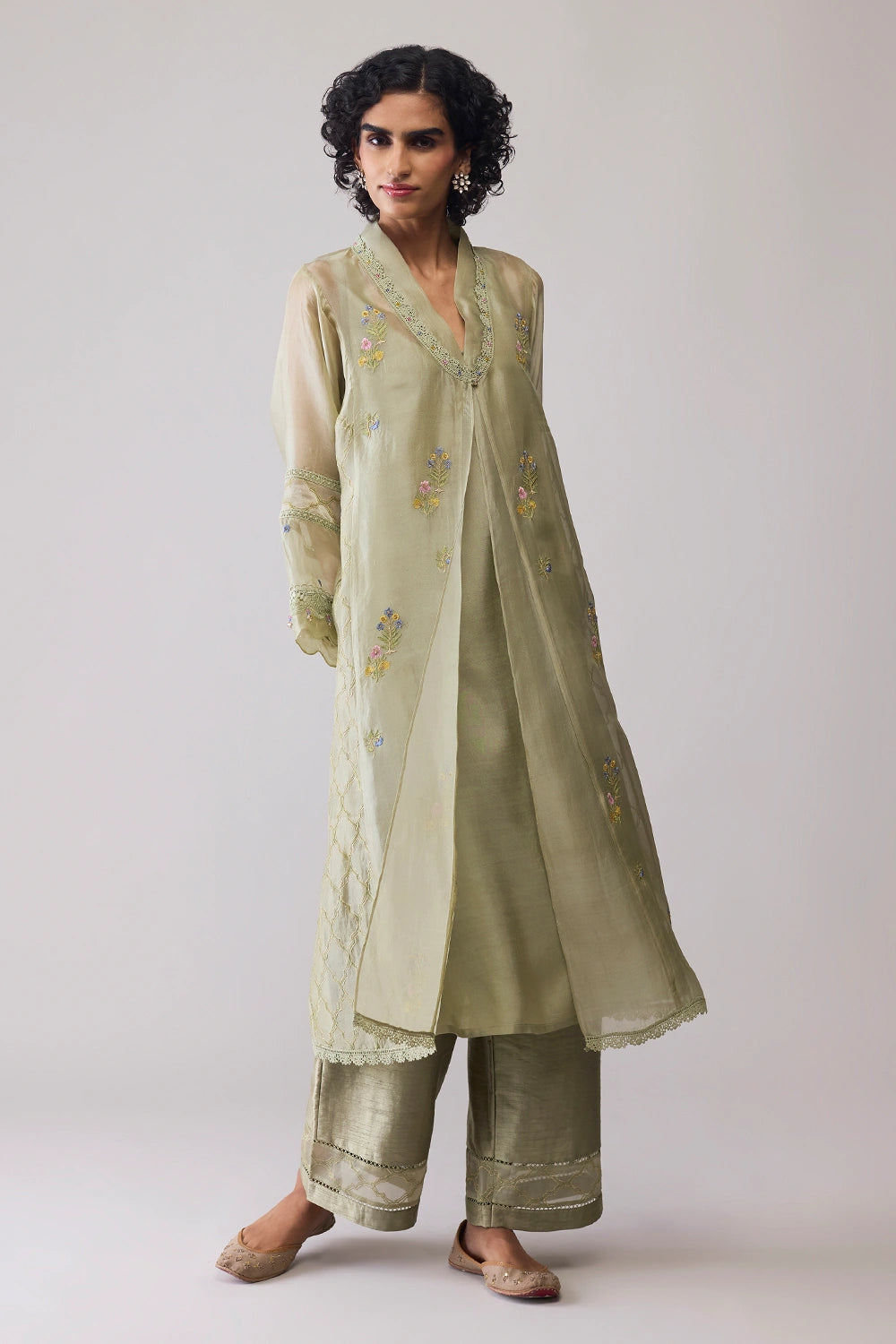 Ambreen Green Kurta Set