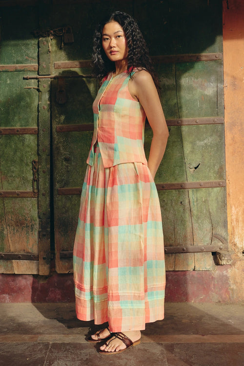 Azul Checkered Co-ord Set
