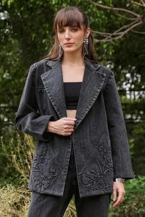 Joanne Blazer with Bootcut Pants