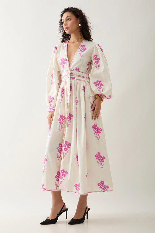 Solace Off White Dress