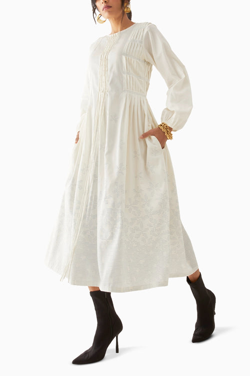 Hazel Off White Dress