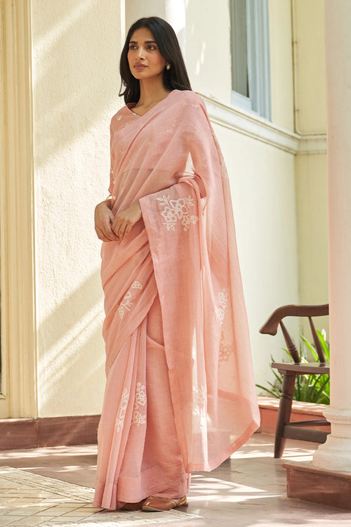Tulip Applique Saree