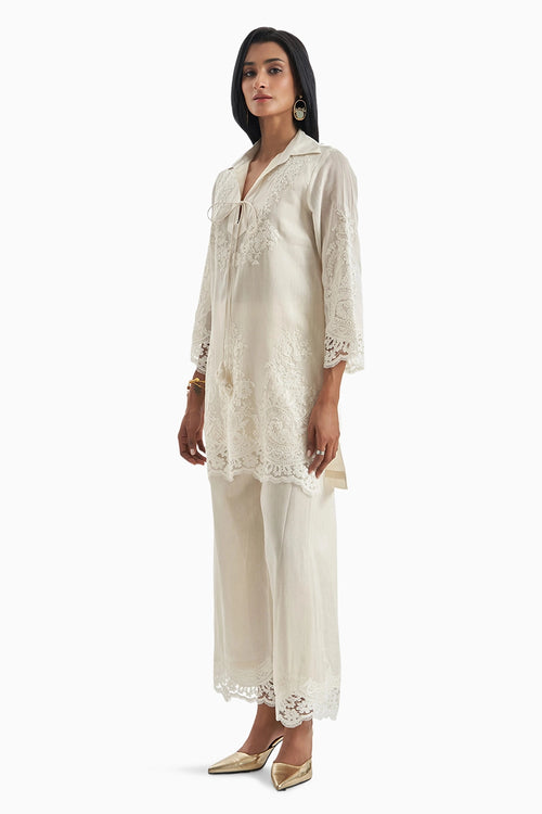 Ivory Lace Long Co-ord