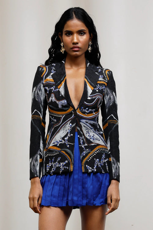 Iro Embroidered Blazer Set