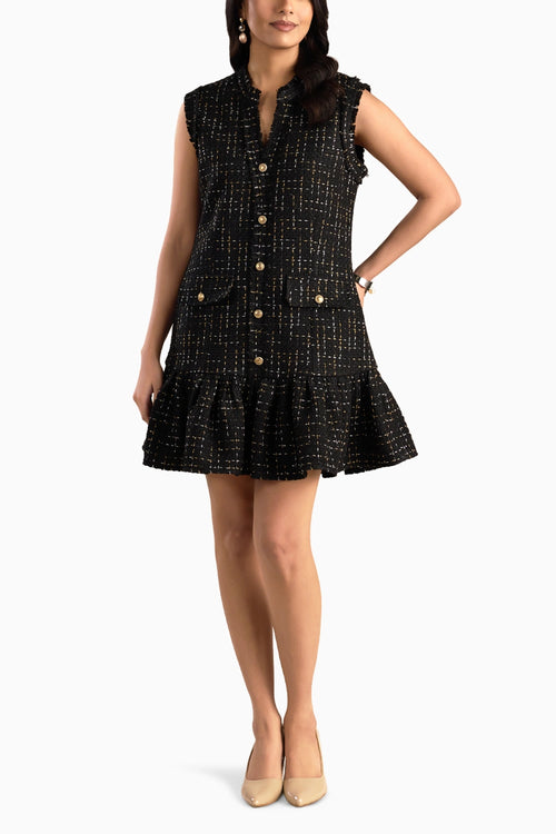 Glider Tweed Mini Dress