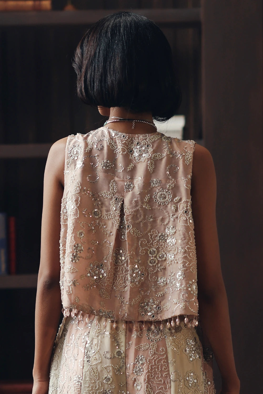 Fasana Asym Sleevless Jacket
