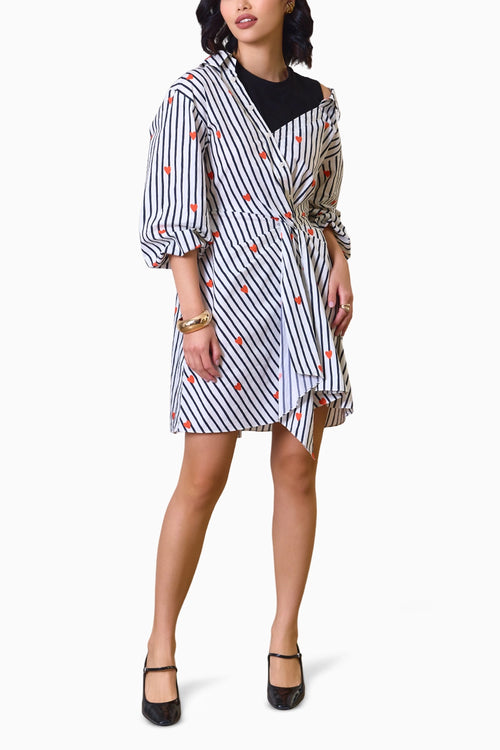 Love Struck Asymmetrical Dress