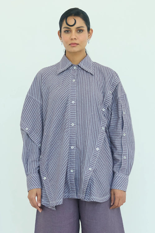 Kelly Bias Back Button Shirt