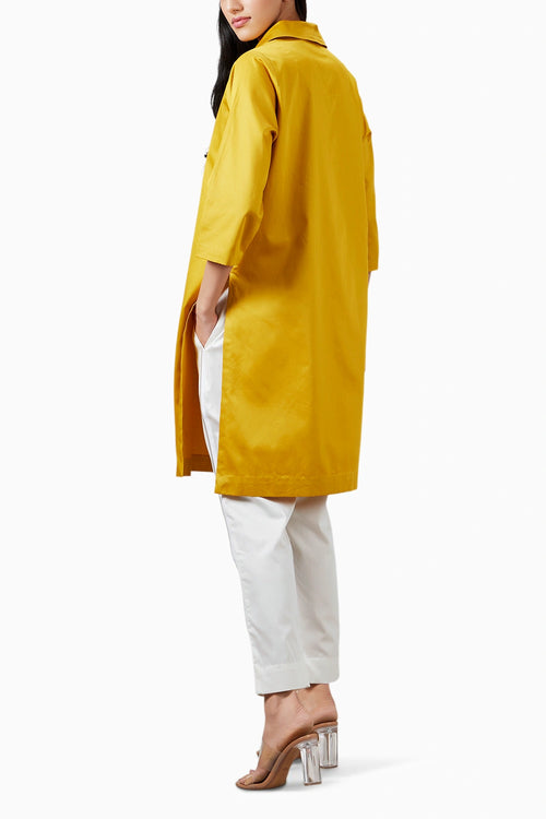 Mustard Yellow Zip Co-ord Set