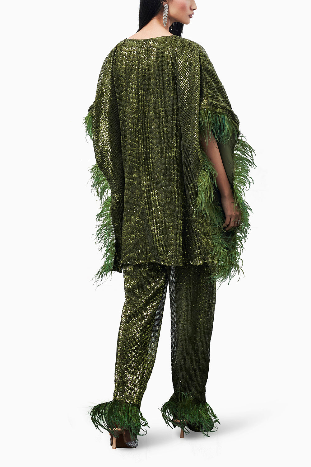 Hugo Kaftan Set in Green