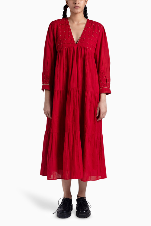 Red Clair Dress
