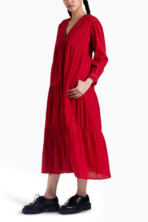 Red Clair Dress