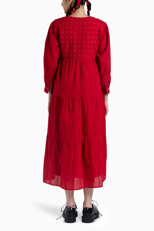 Red Clair Dress