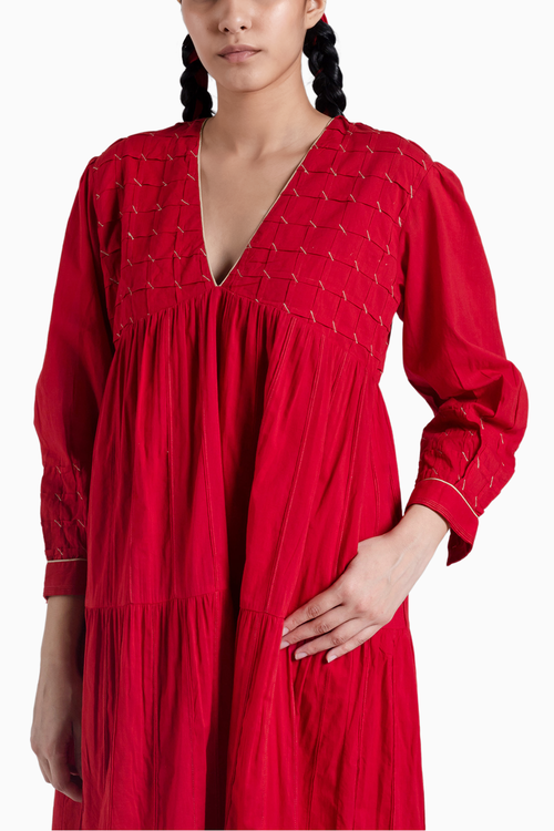 Red Clair Dress