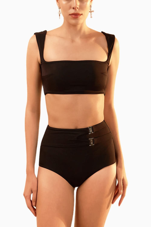 Black Fibula Bikini Set