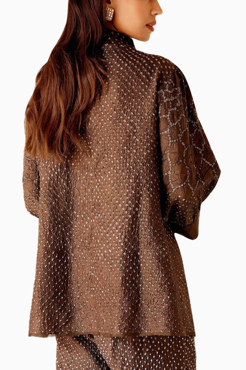 Brown Shirt Jacket