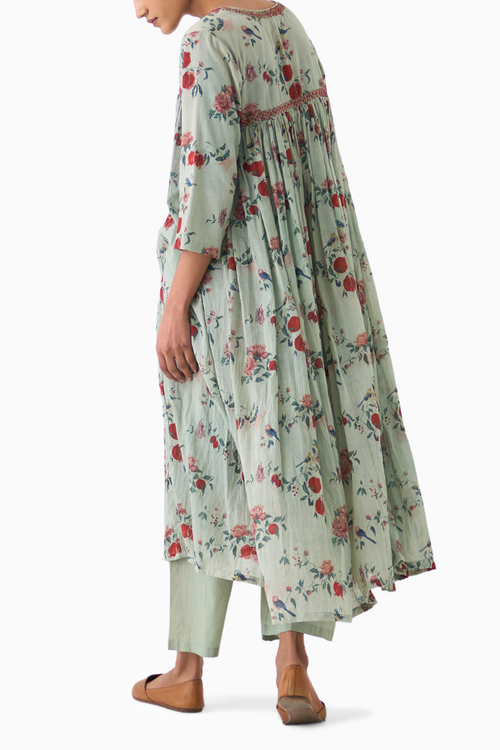 Flori Mint Kurta Set