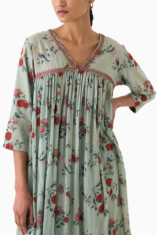 Flori Mint Kurta Set