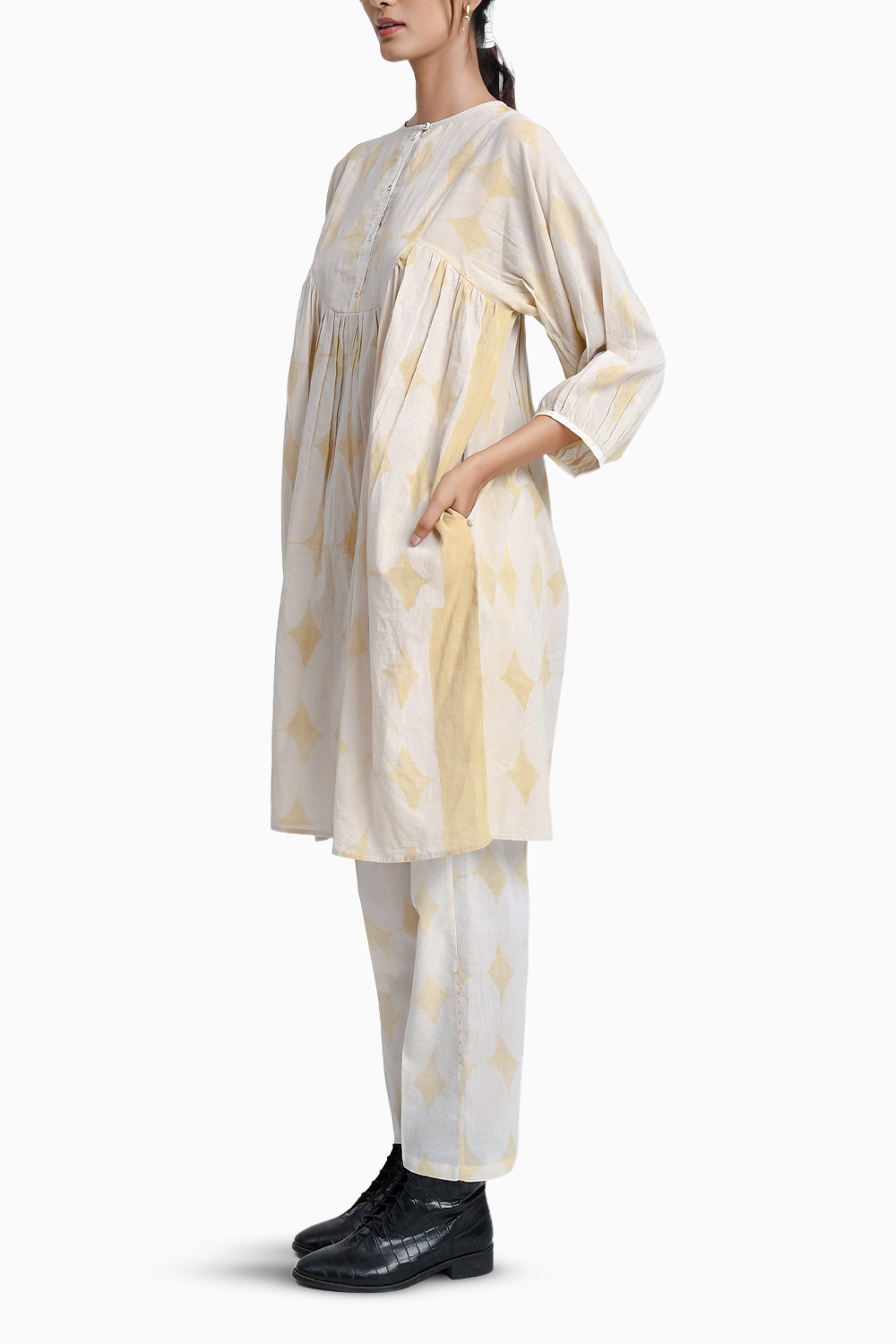 Hay Yellow Tunic & Trousers Set