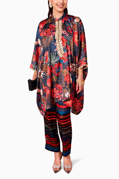Manvi Black Kurta Set