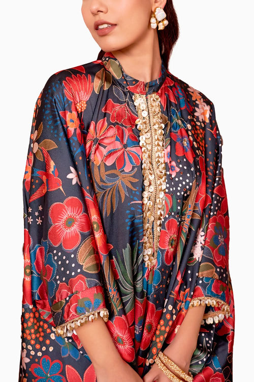Manvi Black Kurta Set