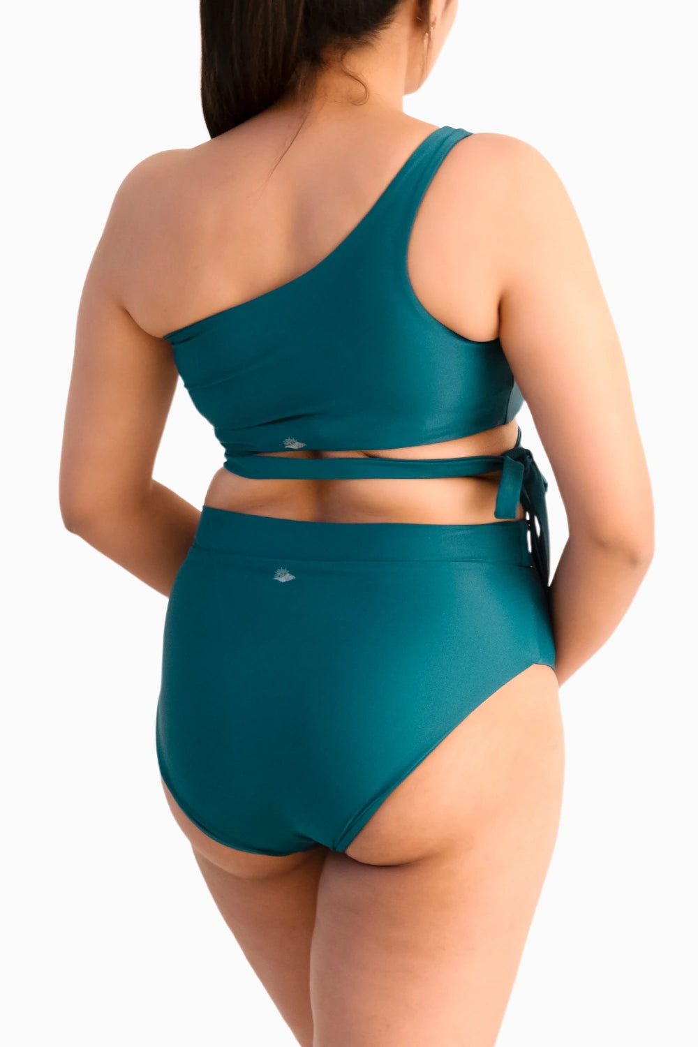 Zenith Nura One Shoulder Top And Bikini Bottom