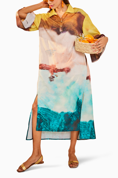 Orchid Shirt Dress