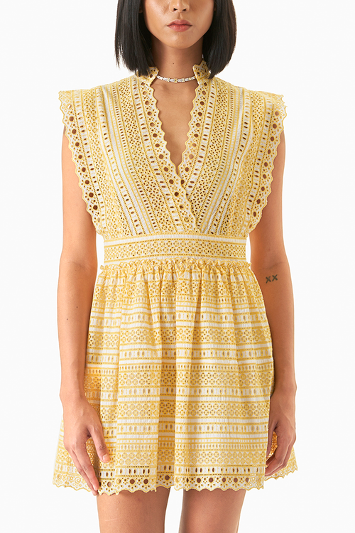 Yellow Celine Dress
