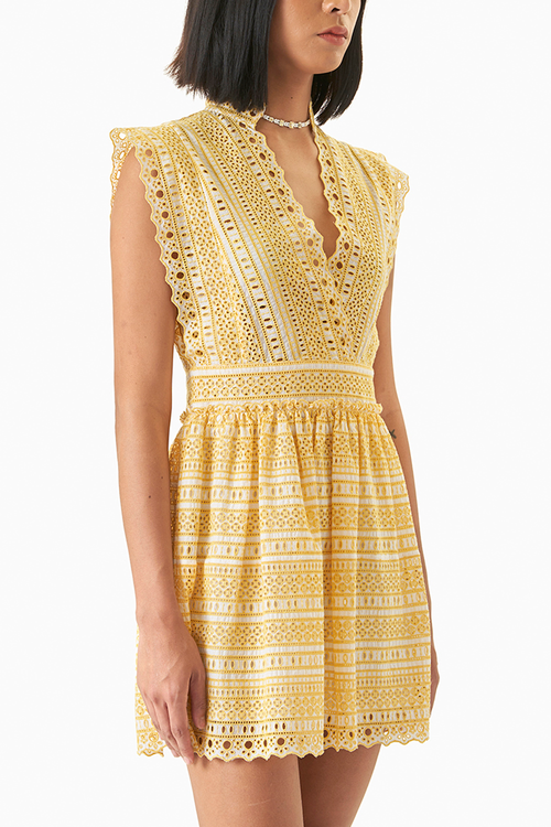 Yellow Celine Dress